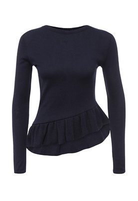 LOST INK  RUFFLE ASYM HEM JUMPER