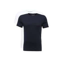 Five Basics   2 . 2PK S/S CREW NECK TOP NAVY+WHITE